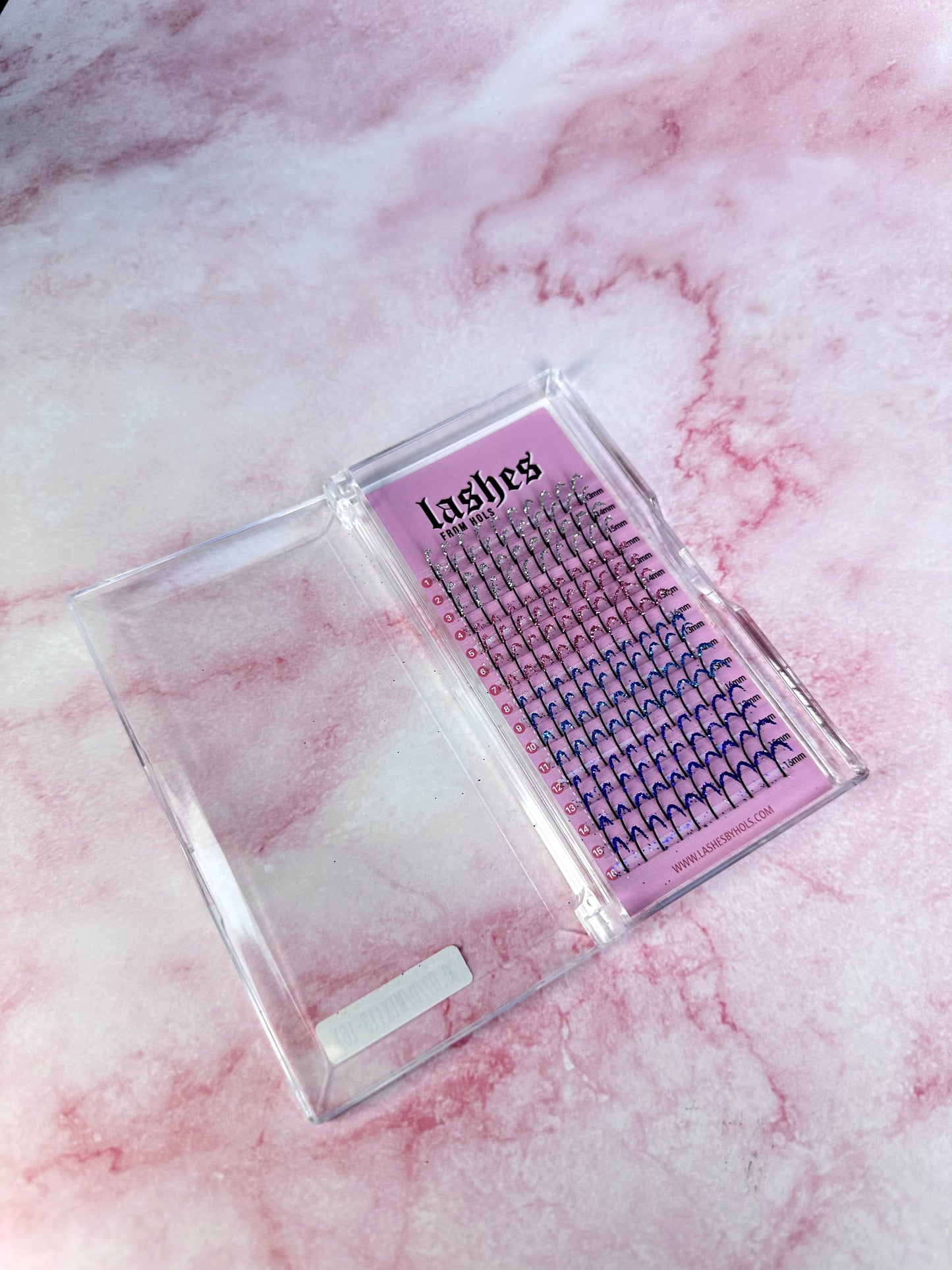 Multi Colour Glitter Spike Lashes in UK
