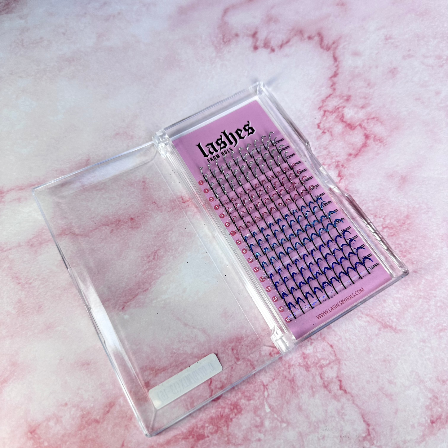 Multi Colour Glitter Spike Lashes in UK