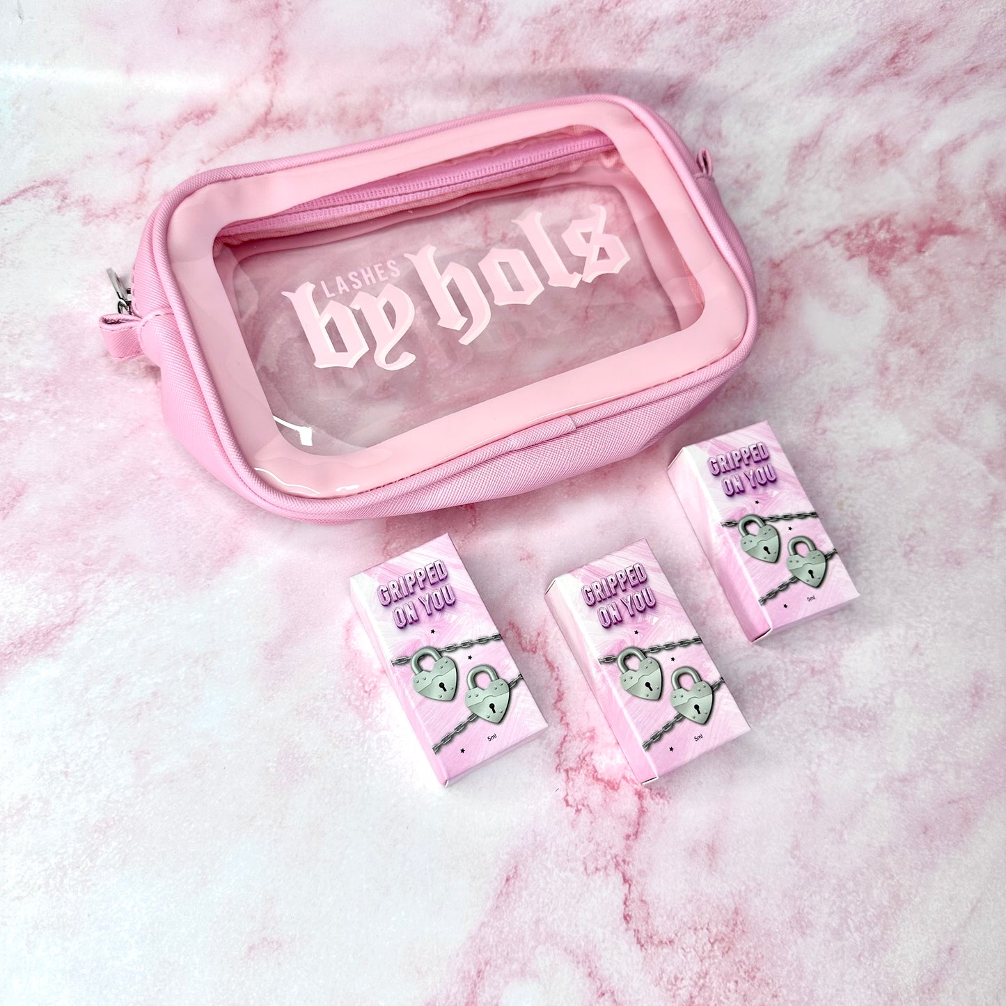 Adhesive Bundle & Cosmetics Bag