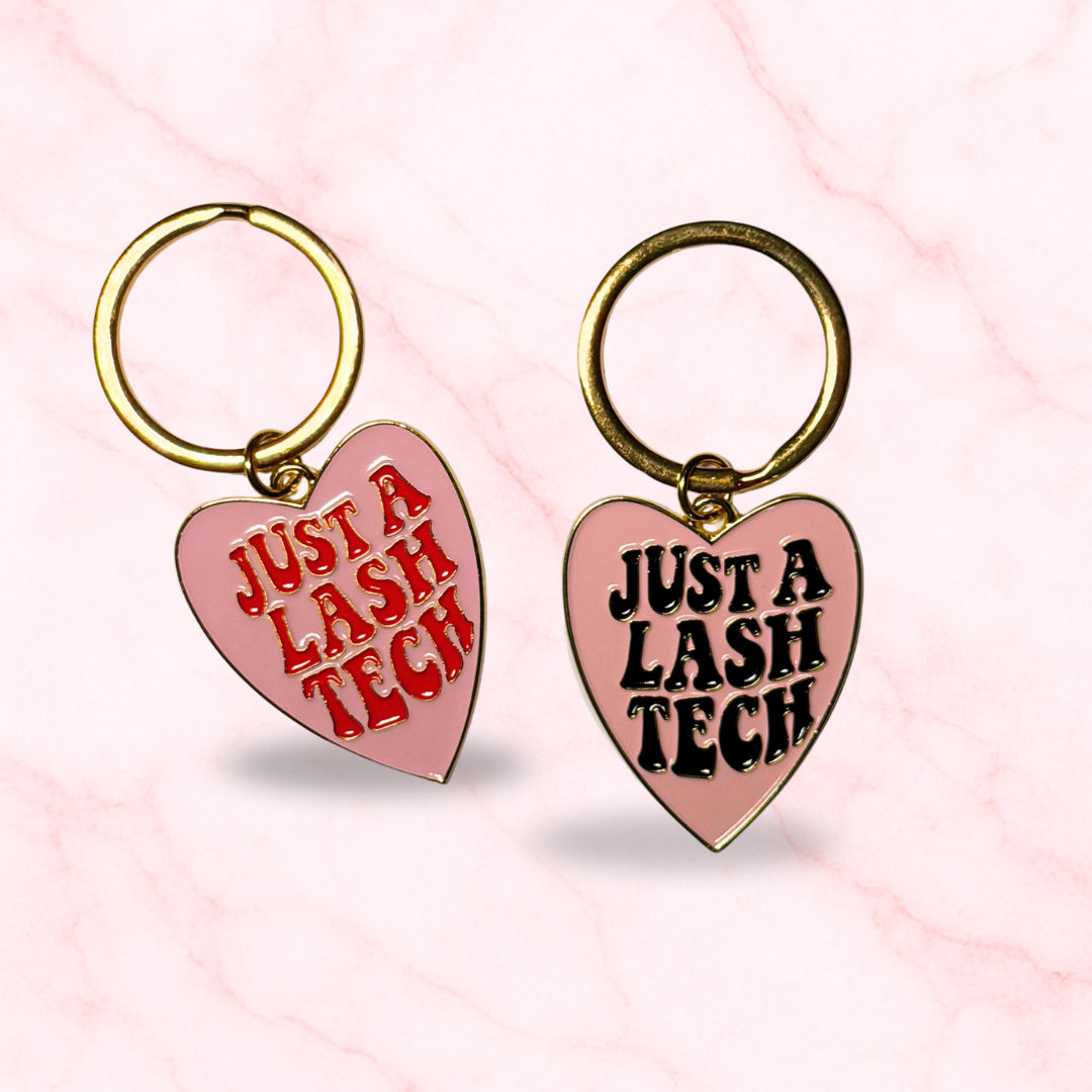 'Just a Lash Tech' Keyring