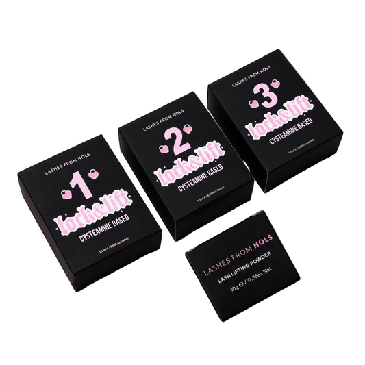 Korean Lock & Lift Bundle with Cysteamine (Step 1,2,3 & Lash Lifting Powder)