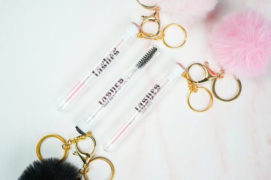 Spoolie Keyring With PomPom