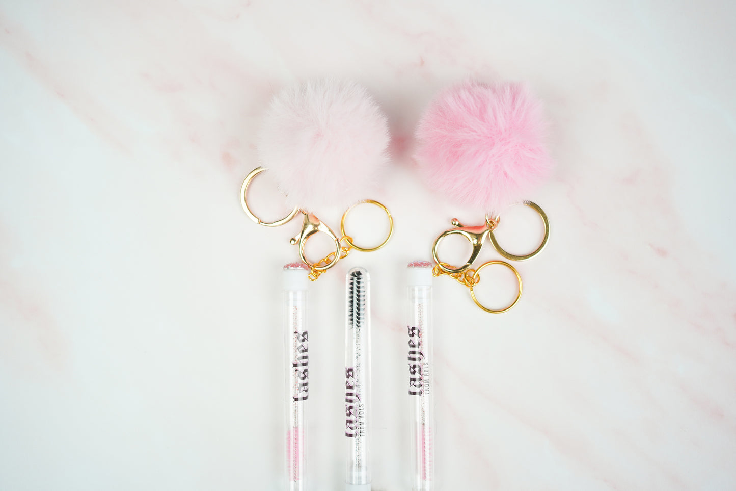 Spoolie Keyring With PomPom