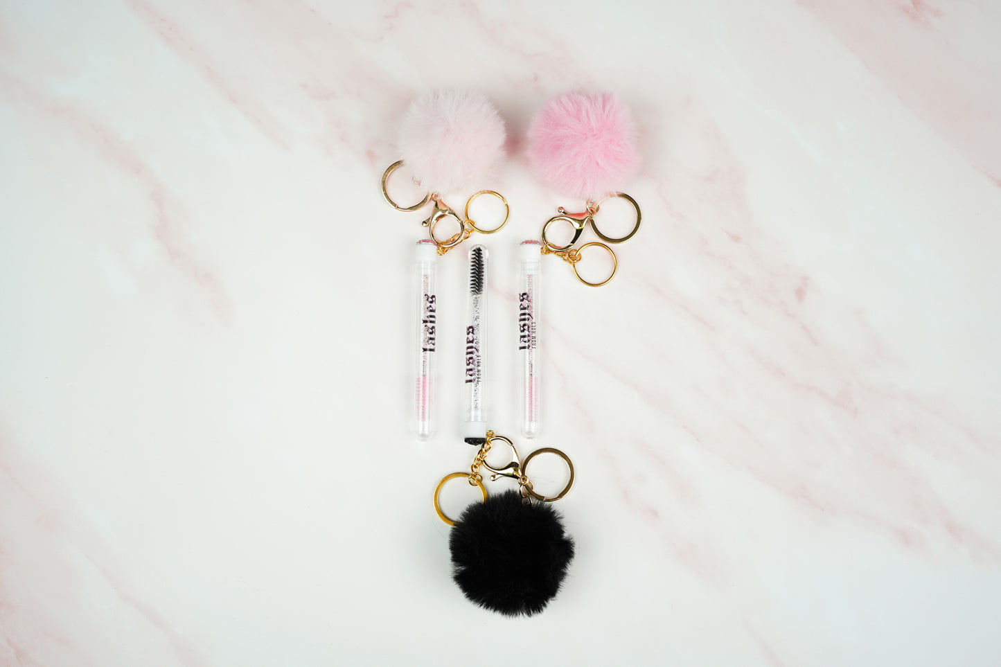 Spoolie Keyring With PomPom