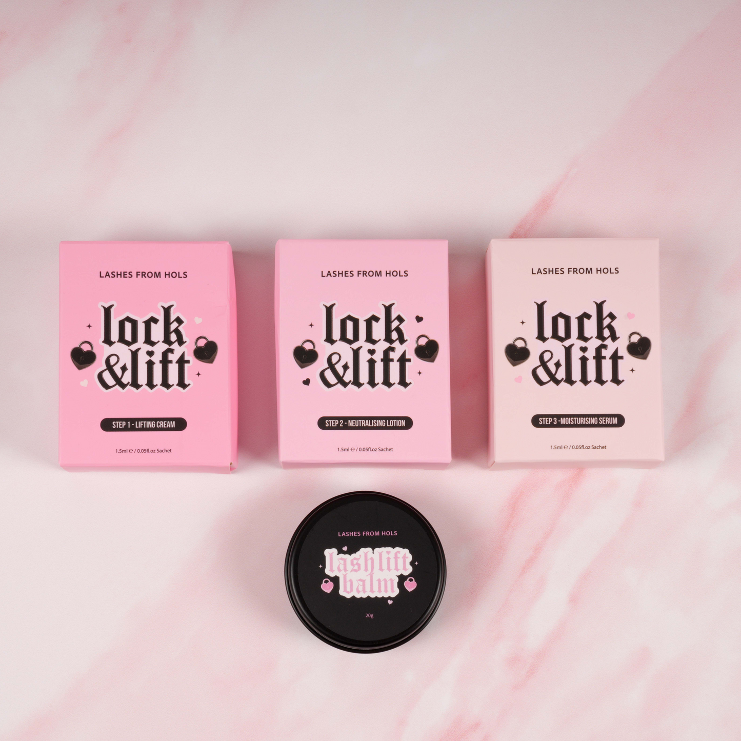 Lock & Lift Bundle (Step 1, 2, 3 & Balm)
