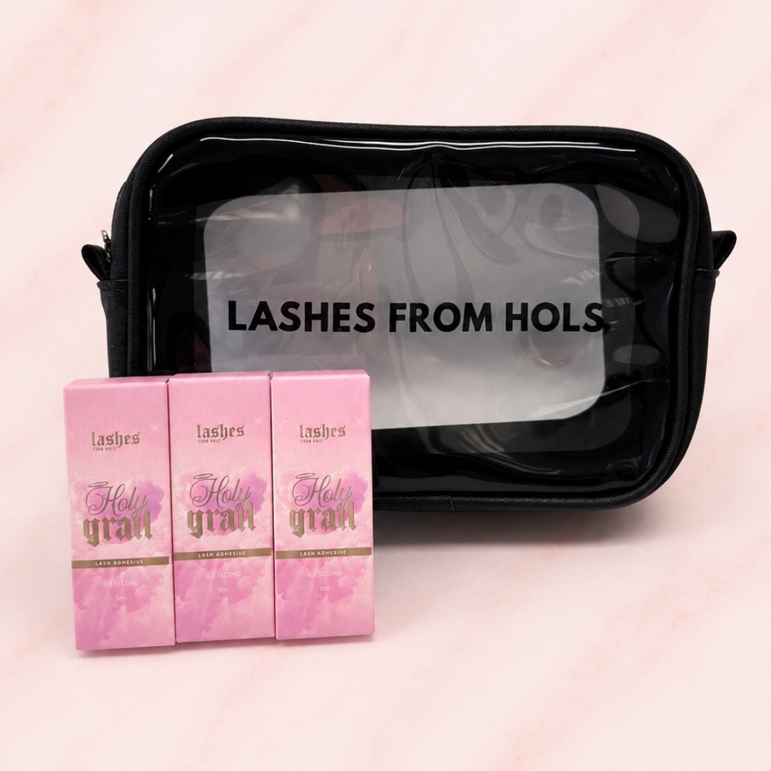 Adhesive Bundle & Cosmetics Bag