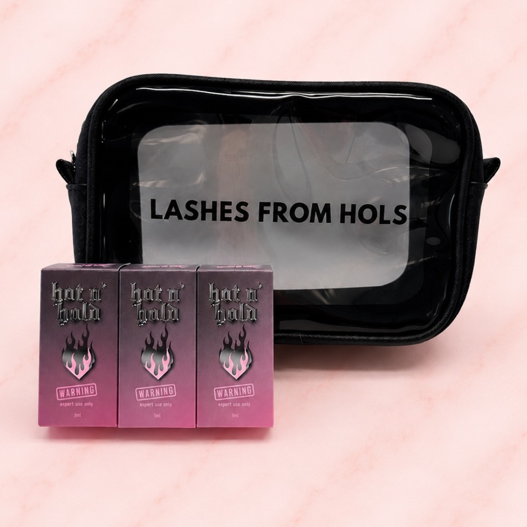 Adhesive Bundle & Cosmetics Bag