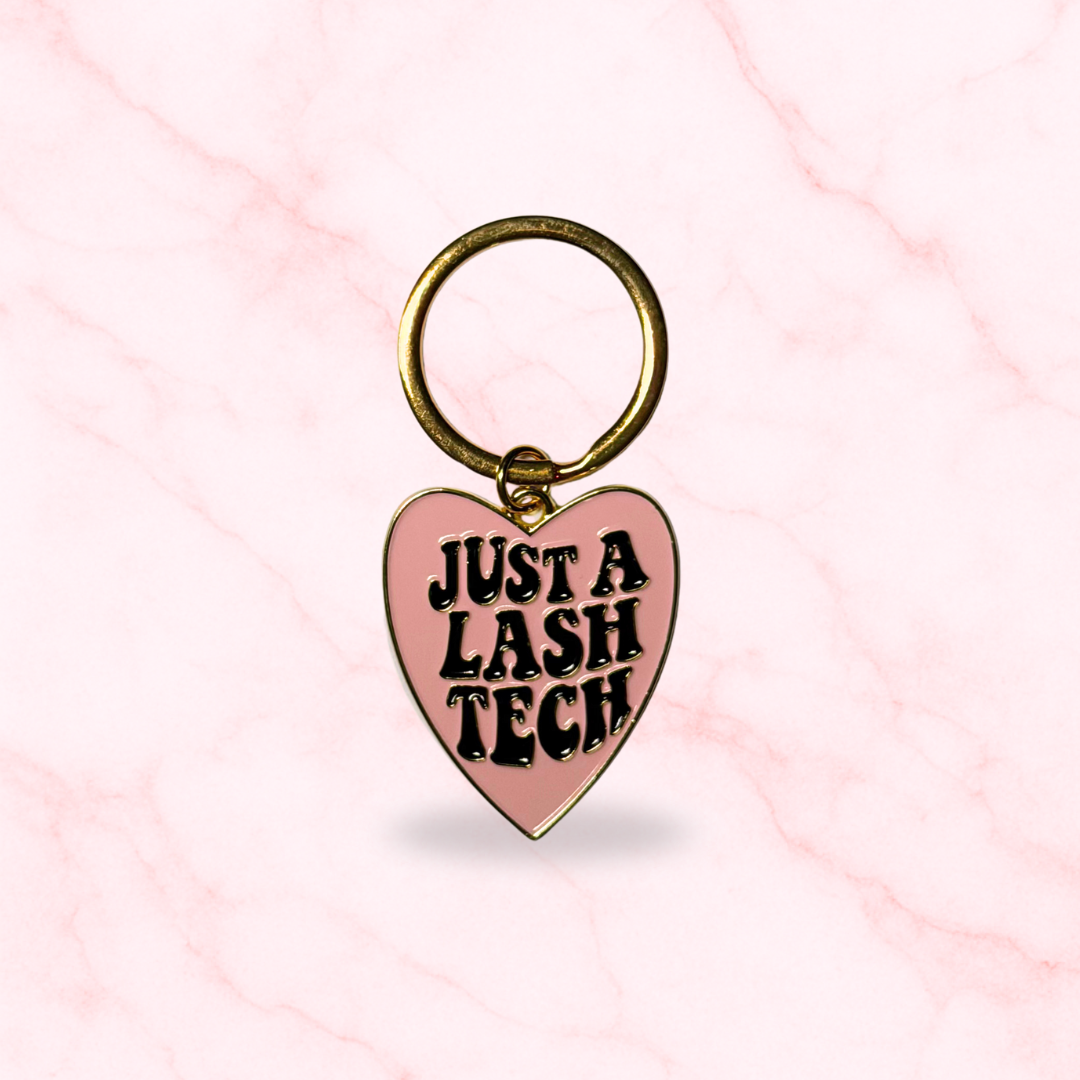 'Just a Lash Tech' Keyring