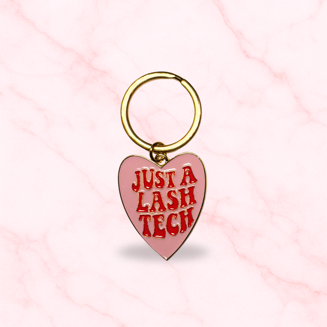 'Just a Lash Tech' Keyring