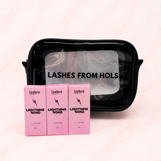 Adhesive Bundle & Cosmetics Bag