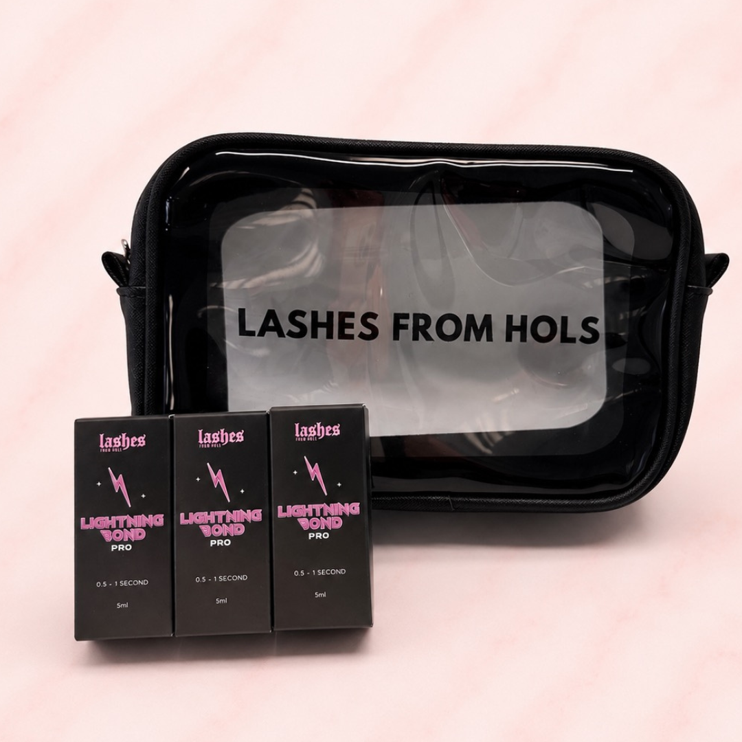 Adhesive Bundle & Cosmetics Bag